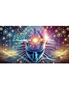 Brain with neural connections symbolizing neuroplasticity, mindfulness, and the power of the mind to manifest success and personal growth.